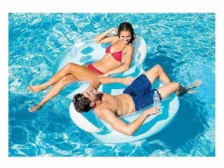 Colchoneta 2 plazas /blanco 198x117 cm^Intex Hot