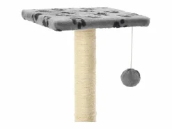 Garden Furniture Colen Rascador para gatos con poste de sisal 65 cm huellas Gris Hot