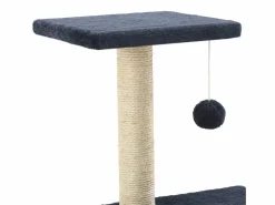 Garden Furniture Colen Rascador para gatos con poste de sisal 65 cm oscuro Azul Outlet