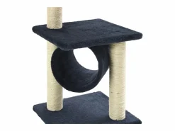 Garden Furniture Colen Rascador para gatos con poste de sisal 65 cm oscuro Azul Outlet