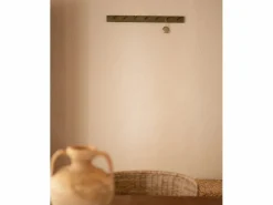 DECOWOOD Perchero|Colgador de pared de madera maciza en tono de 61x5cm - KATE -