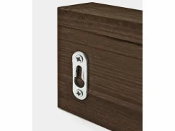 Colgador de pared de madera maciza en tono nogal de 61x9,5cm - KATE -^DECOWOOD Hot