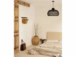 DECOWOOD Colgador de pared de madera maciza en tono nogal de 61x5cm - KATE - Marru00f3n Sale