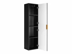 Columna De Baño|Columna de baño estriada FLOW 136 cm negra