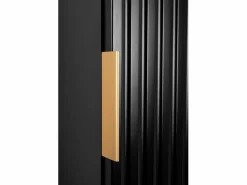 Columna De Baño|Columna de baño estriada FLOW 136 cm negra
