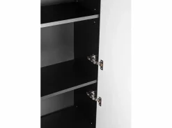 Columna De Baño|Columna de baño estriada FLOW 136 cm negra