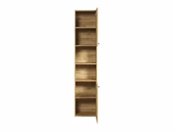 ebuy24 Columna De Baño|Columna de baño ranurada 2 puertas, 2 nichos H186 cm - PUREBLISS