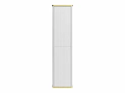 Vente-unique Columna De Baño|Columna de baño suspendida estriada, color mate, 3 estantes, Al.140 cm, KELIZA