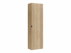 Vente-unique Columna De Baño|Columna de baño suspendida, natural claro, 3 estantes, FILOR