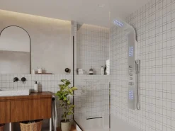 Columna de ducha de hidromasaje termostática FELICITA^Shower & Design Discount