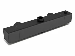 Columna de Ducha Termostática Mate | Alcachofa Cuadrada Grande | Barra Regulable 73-115cm| Sistema de Ducha Superior^Aica Sale