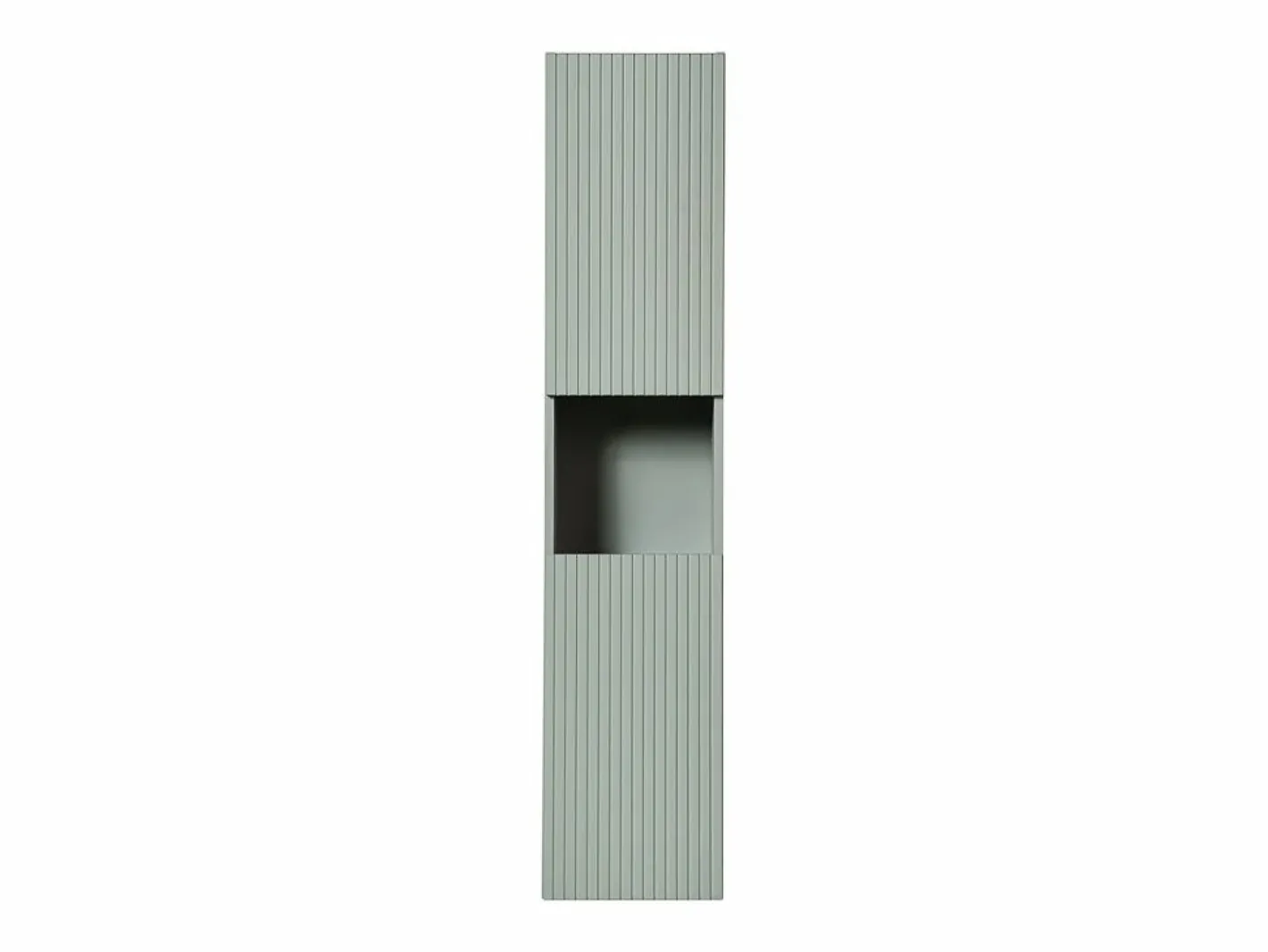 Columna de pared 2 puertas 1 compartimiento Jade y Madera^Petits-Meubles