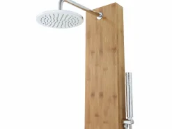 Shower & Design Columna ducha hidromasaje SOLAL bambú – 20x140cm Color natural claro Outlet