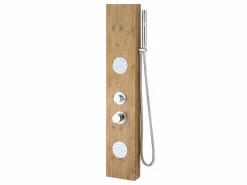 Shower & Design Columna ducha hidromasaje SOLAL bambú – 20x140cm Color natural claro Outlet