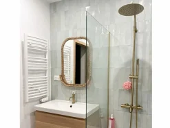 Essebagno Columna De Ducha|Columna termostática para bañera y ducha Luisa II 250 oro cepillado