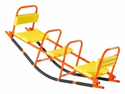 Columpio Balancín SucceBuy, Capacidad de Carga 90,7 kg, con Asas, Asientos Amplios con Respaldo, para Césped, Jardín, para 2 Niños de 3 Años en Adelante Multicolor Online