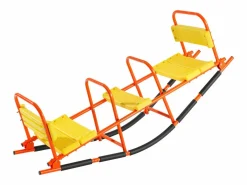 Columpio Balancín SucceBuy, Capacidad de Carga 90,7 kg, con Asas, Asientos Amplios con Respaldo, para Césped, Jardín, para 2 Niños de 3 Años en Adelante Multicolor Online