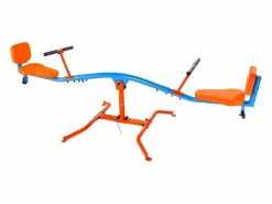 Columpio Balancín SucceBuy, Capacidad de Carga 136 kg, con Cómodas Asas, Asientos con Respaldo, Rotación de 360°, para 2 Niños de 3 Años en Adelante Multicolor Discount