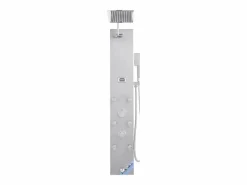 Columna De Ducha|Coluna de Duche SucceBuy con Chuveiro Efeito Chuva en Acero Inoxidable, Torneira 4 Funciones, 6 Jatos Corporais, Chuveiro de Mão, 124 cm