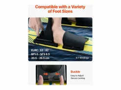 Combo Esquí Náutico SucceBuy, 116,8 cm para Adultos con Fijaciones Ajustables X-7 Multicolor Best