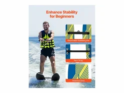 Combo Esquí Náutico SucceBuy, 116,8 cm para Adultos con Fijaciones Ajustables X-7 Multicolor Best