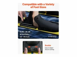 Combo Esquí Náutico SucceBuy, 170,2 cm para Adultos con Fijaciones Ajustables X-9^ Best