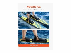 Combo Esquí Náutico SucceBuy, 170,2 cm para Adultos con Fijaciones Ajustables X-9^ Best