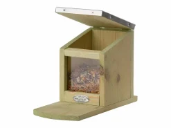 Best For Birds Comedero de madera y zinc para ardillas Beige New