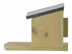 Best For Birds Comedero de madera y zinc para ardillas Beige New