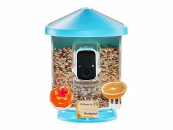 Comida Para Animales De Compañía|Comederos para Aves Inteligente SucceBuy con Cámara, 2K HD, Especies IA, Alimentado por Energía Solar