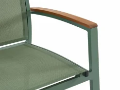 Comedor de jardín aluminio mesa extensible 180/240 y 6 sillones - - NAURU^MYLIA Clearance