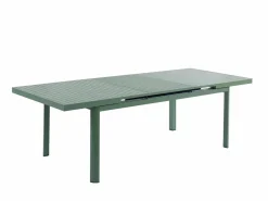 Comedor de jardín aluminio mesa extensible 180/240 y 6 sillones - - NAURU^MYLIA Clearance
