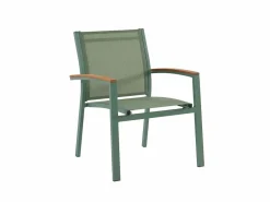Comedor de jardín aluminio mesa extensible 180/240 y 6 sillones - - NAURU^MYLIA Clearance