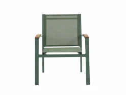Comedor de jardín aluminio mesa extensible 180/240 y 6 sillones - - NAURU^MYLIA Clearance