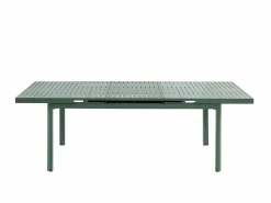 MYLIA Comedores De Jardín|Comedor de jardín aluminio mesa extensible 180/240 y 8 sillones - - NAURU