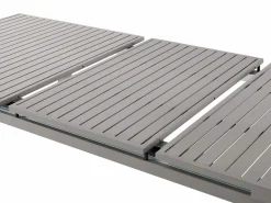 MYLIA Comedor de jardín de aluminio con mesa extensible 180/240 y 8 sillas - NAURU de Topo Discount