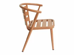 MYLIA Comedor de jardín de aluminio: Una mesa y 2 sillones - - ADEA de Cobrizo Outlet