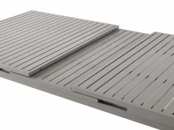 MYLIA Comedores De Jardín|Comedor de jardín de aluminio con mesa extensible 180/240 y 6 sillas - NAURU de