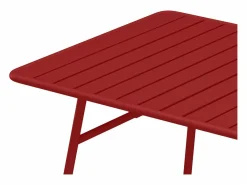 MYLIA Comedores De Jardín|Comedor de jardín de metal: 1 mesa L.160 cm + 4 sillas - - MIRMANDE