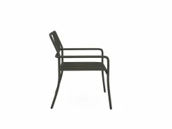 MYLIA Comedores De Jardín|Comedor de jardín de metal: 1 mesa de 160 cm y 6 sillas - - BIRMOS