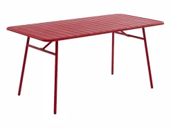Comedor de jardín de metal 1 mesa, 4 sillones - MIRMANDE^MYLIA Clearance