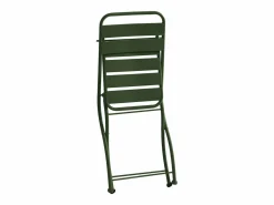 Comedor de jardín plegable de metal: Una mesa L.110 cm + 4 sillas - Verde caqui - MIRMANDE de^MYLIA Best