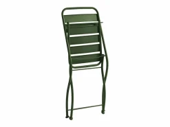 Comedor de jardín plegable de metal: Una mesa L.110 cm + 4 sillas - Verde caqui - MIRMANDE de^MYLIA Best