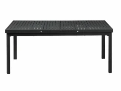 MYLIA Comedor jardín mesa extensible 180/240 y 8 sillones - NAURU Gris antracita Best