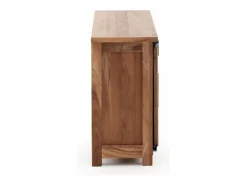 Cómoda|Comoda de madera maciza de acacia reciclada