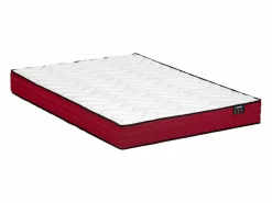 Ysmée Conjunto 160 x 200 cm queen size canapé abatible + colchón de muelles ensacados - JUBIA de Blanco Clearance