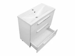 Conjunto De Baño|Conjunto para baño de pie, 80 cm, armario con lavabo, columna Bryza