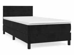 Cama Continental Boxspring|Conjunto Boxspring - 80x200 cm + colchón terciopelo ES838389