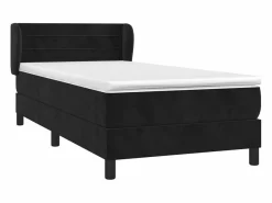 Conjunto Boxspring - 80x200 cm + colchón terciopelo ES688975 Negro Online