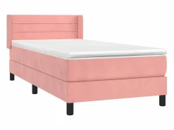 Conjunto Boxspring - 100x200 cm + colchón terciopelo ES834883^ Hot